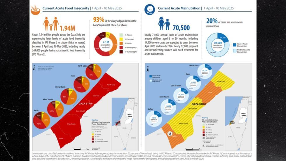 À Gaza, 14 000 enfants malnutris "risquent de mourir" d'ici un an : retour sur un chiffre alarmant À Gaza, 14 000 enfants malnutris "risquent de mourir" d'ici un an : retour sur un chiffre alarmant