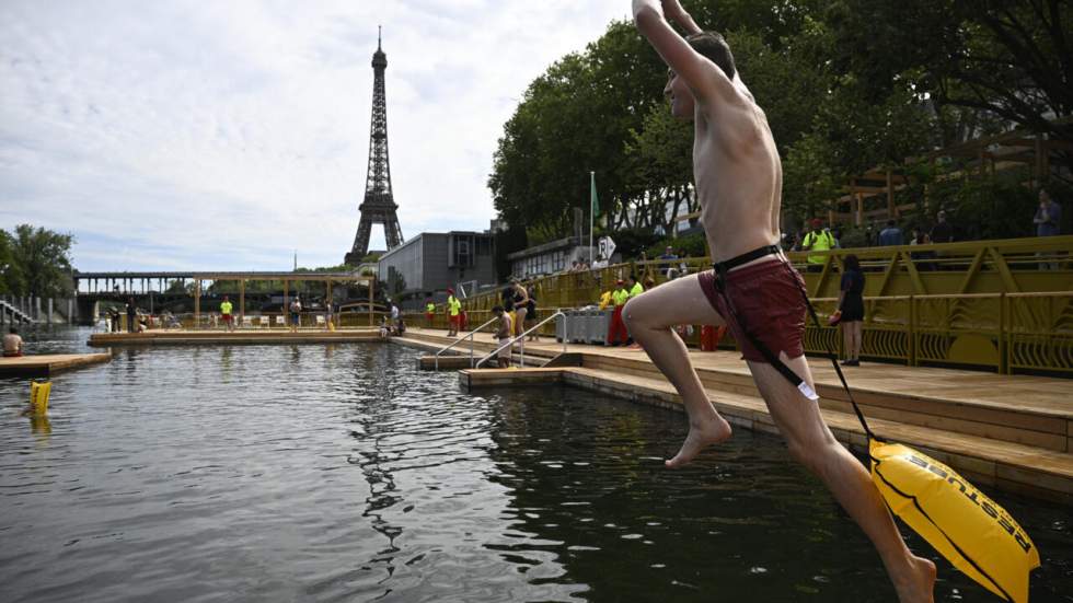 La Seine de nouveau ouverte aux baigneurs après l'arrêt de la pluie La Seine de nouveau ouverte aux baigneurs après l'arrêt de la pluie