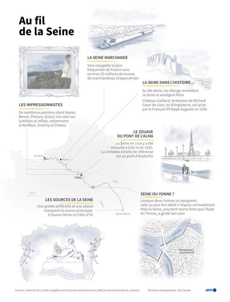 La Seine de nouveau ouverte aux baigneurs après l'arrêt de la pluie La Seine de nouveau ouverte aux baigneurs après l'arrêt de la pluie