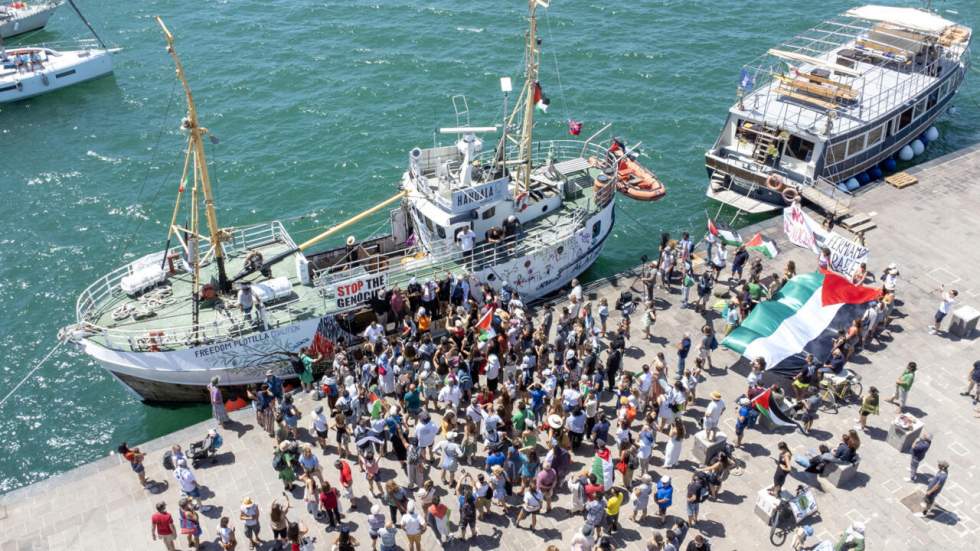 En route vers Gaza, un nouveau bateau de la "Flotille pour la liberté" a quitté Syracuse En route vers Gaza, un nouveau bateau de la "Flotille pour la liberté" a quitté Syracuse