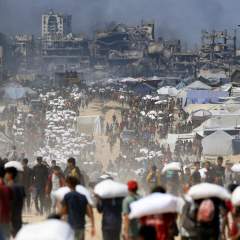 Gaza : le pape dénonce la "barbarie" de la guerre, de nouveaux tirs israéliens font 57 morts Gaza : le pape dénonce la "barbarie" de la guerre, de nouveaux tirs israéliens font 57 morts