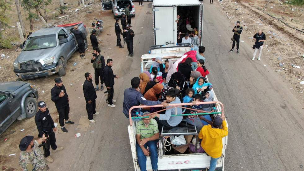 Les autorités syriennes évacuent des familles de bédouins de Soueïda Les autorités syriennes évacuent des familles de bédouins de Soueïda