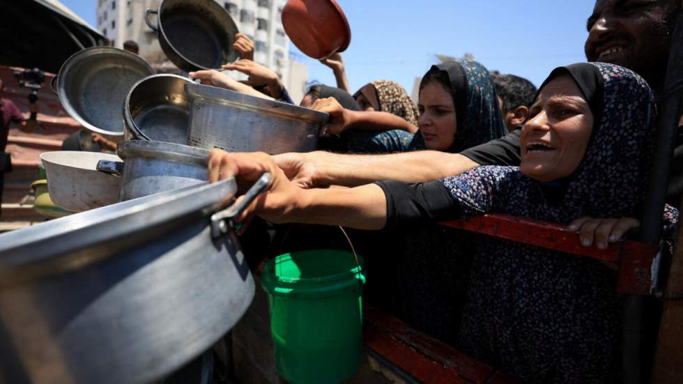 Une "famine de masse" se propage à Gaza, alertent une centaine d'ONG Une "famine de masse" se propage à Gaza, alertent une centaine d'ONG