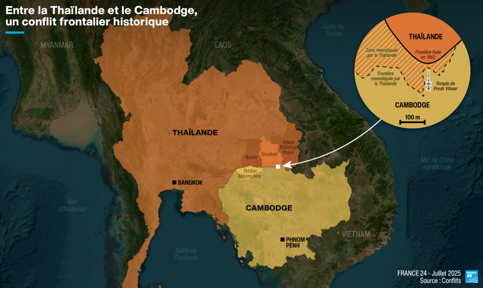 Conflit Cambodge-Thaïlande : une querelle de frontières qui attise le nationalisme
