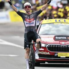 Tour de France : le sprinteur australien Kaden Groves remporte en solitaire la 20e étape Tour de France : le sprinteur australien Kaden Groves remporte en solitaire la 20e étape
