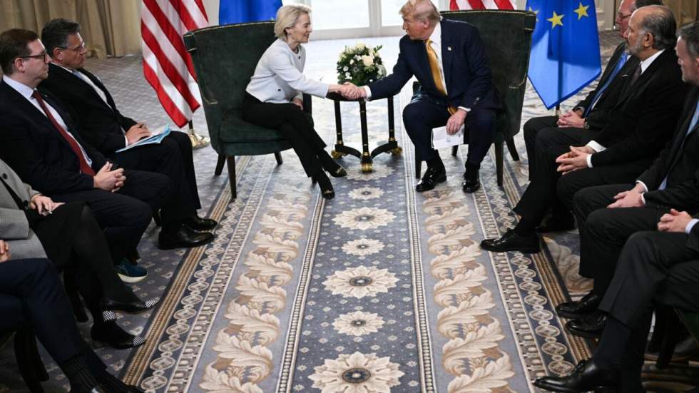 Trump et Von der Leyen scellent un accord commercial, les droits de douane fixés à 15 % Trump et Von der Leyen scellent un accord commercial, les droits de douane fixés à 15 %