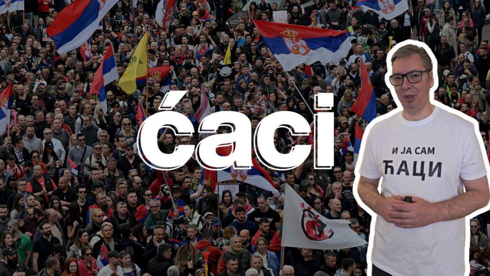 Manifestations en Serbie : "ćaci" ou la bataille politique autour d'une faute d'orthographe