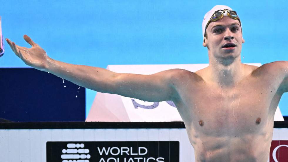 Léon Marchand champion du monde du 200 m 4 nages