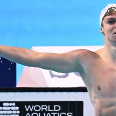 Léon Marchand champion du monde du 200 m 4 nages Léon Marchand champion du monde du 200 m 4 nages
