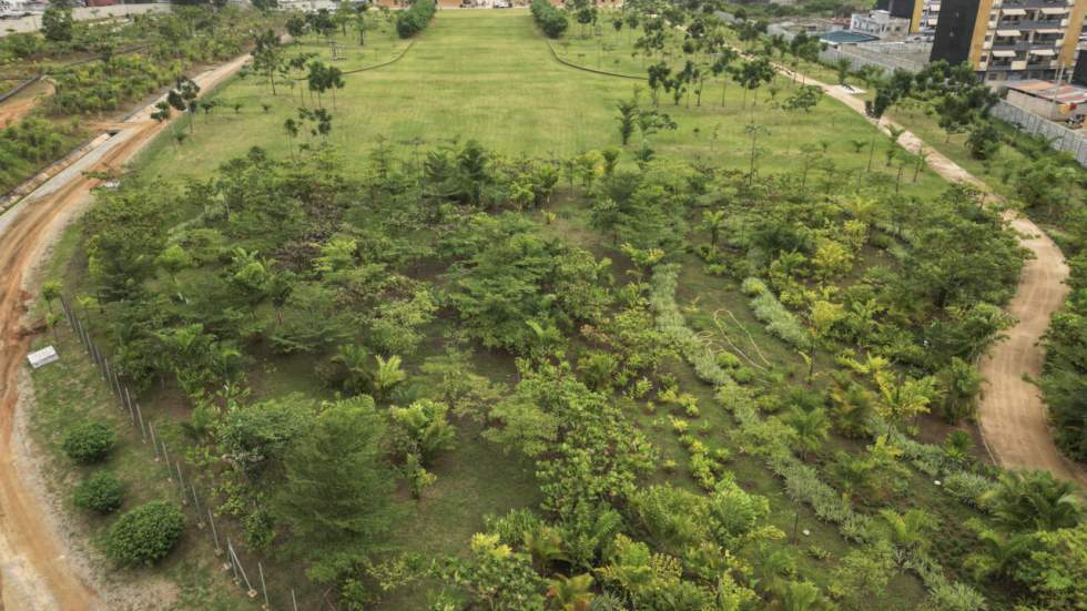 À Abidjan, une ancienne décharge transformée en un grand parc urbain