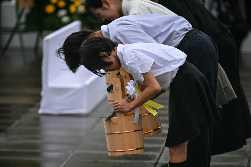 À Nagasaki, une cloche restaurée sonne pour marquer les 80 ans de la bombe atomique