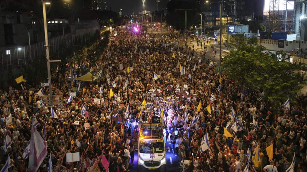 À Tel-Aviv, des milliers de manifestants s'opposent au plan israélien de conquête de Gaza