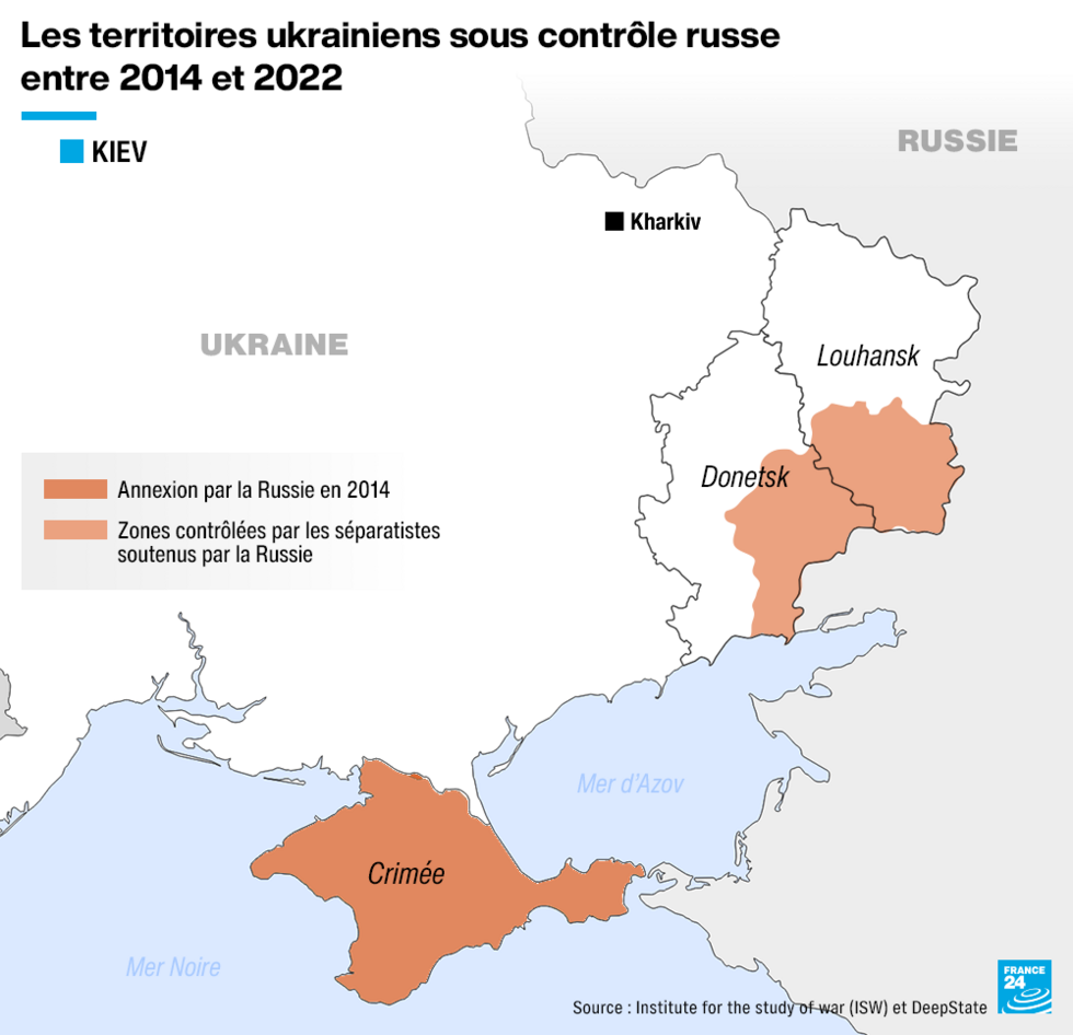 Les territoires ukrainiens sous contrôle russe au cœur du sommet Trump-Poutine
