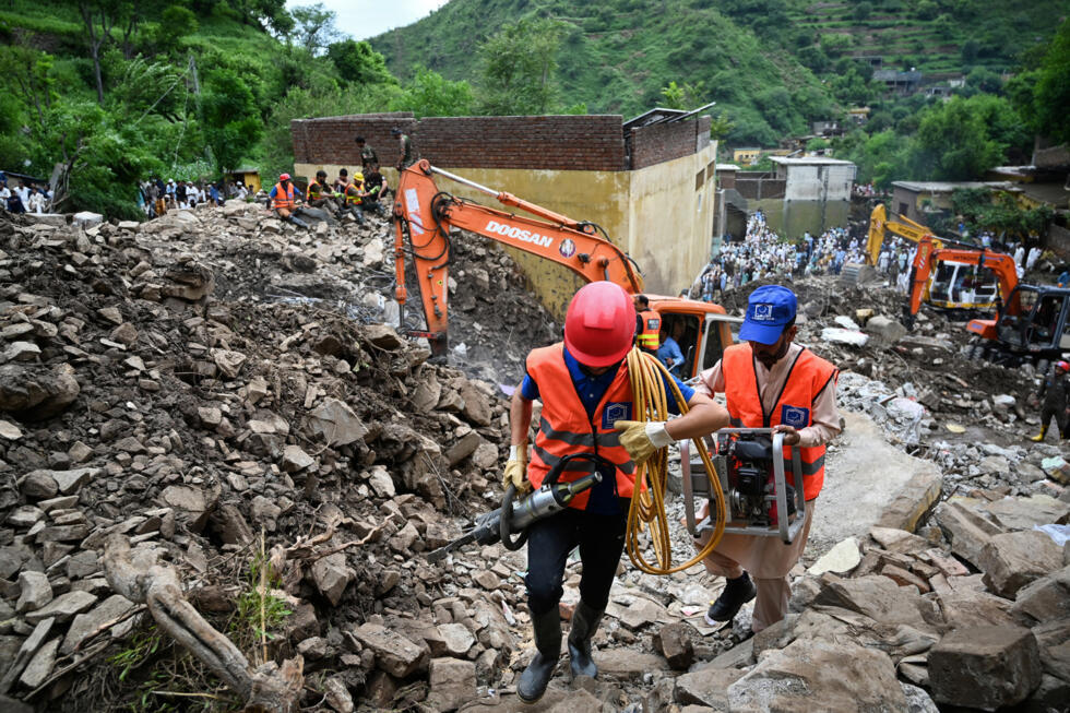 Pakistan : près de 400 morts dans la mousson, de nouvelles pluies attendues Pakistan : près de 400 morts dans la mousson, de nouvelles pluies attendues