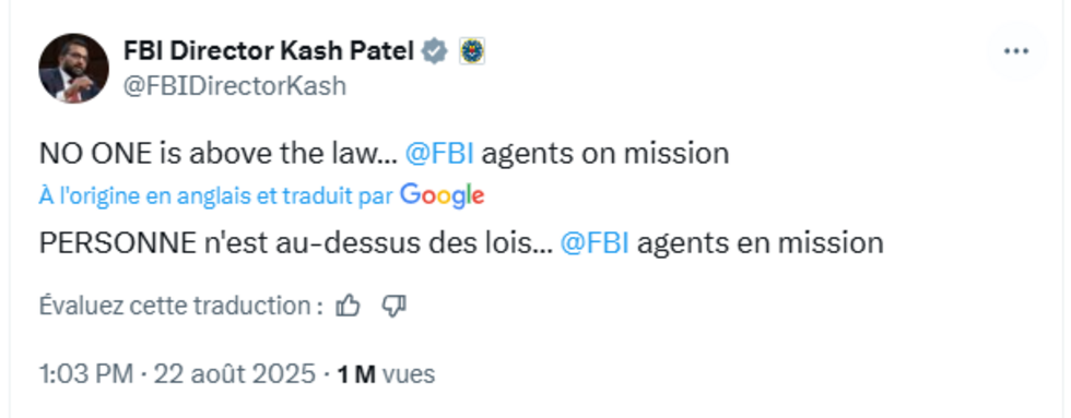 Le FBI perquisitionne le domicile de John Bolton, ancien allié de Donald Trump Le FBI perquisitionne le domicile de John Bolton, ancien allié de Donald Trump