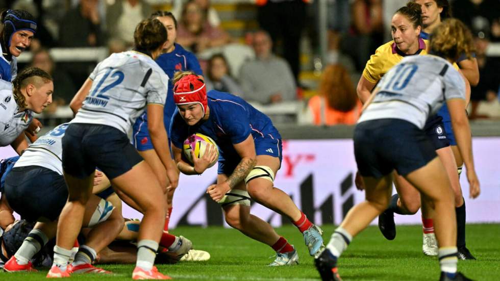 Mondial de rugby : les Françaises débutent par une victoire contre l'Italie Mondial de rugby : les Françaises débutent par une victoire contre l'Italie