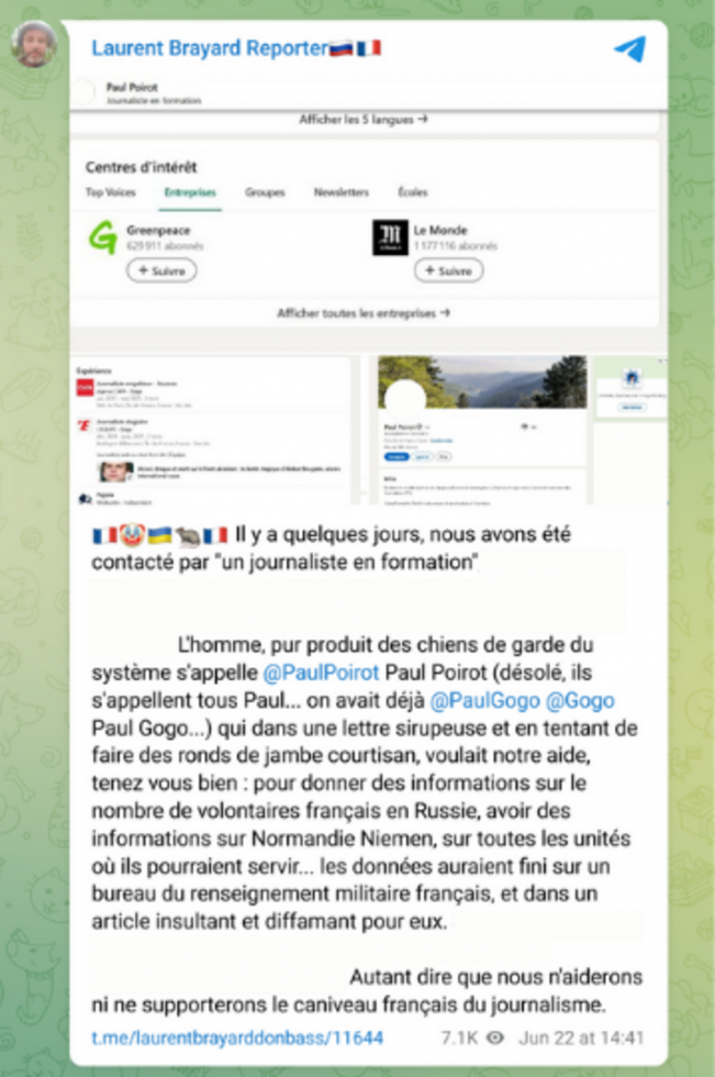 Les soldats français de Poutine : beaucoup de bruit pour une poignée de combattants Les soldats français de Poutine : beaucoup de bruit pour une poignée de combattants
