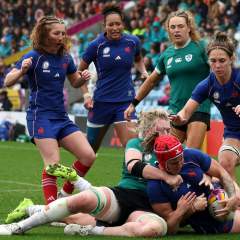 Rugby : les Bleues renversent l'Irlande et se hissent en demies du Mondial Rugby : les Bleues renversent l'Irlande et se hissent en demies du Mondial