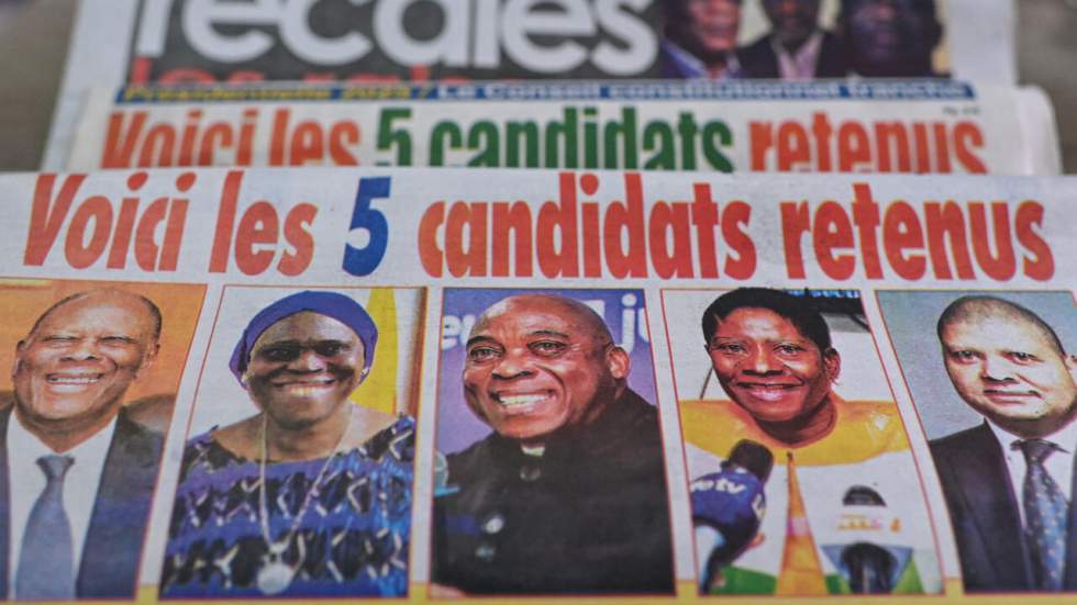 Présidentielle en Côte d’Ivoire : qui sont les cinq candidats en lice pour le scrutin d’octobre ? Présidentielle en Côte d’Ivoire : qui sont les cinq candidats en lice pour le scrutin d’octobre ?