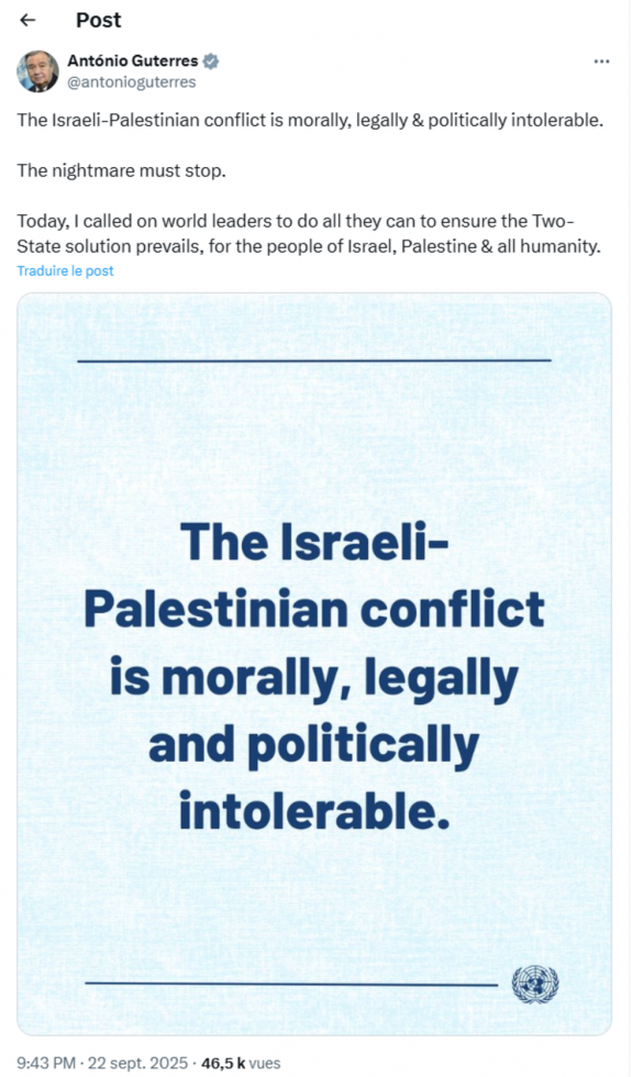 "Une décision historique" : les réactions après la reconnaissance de la Palestine par la France