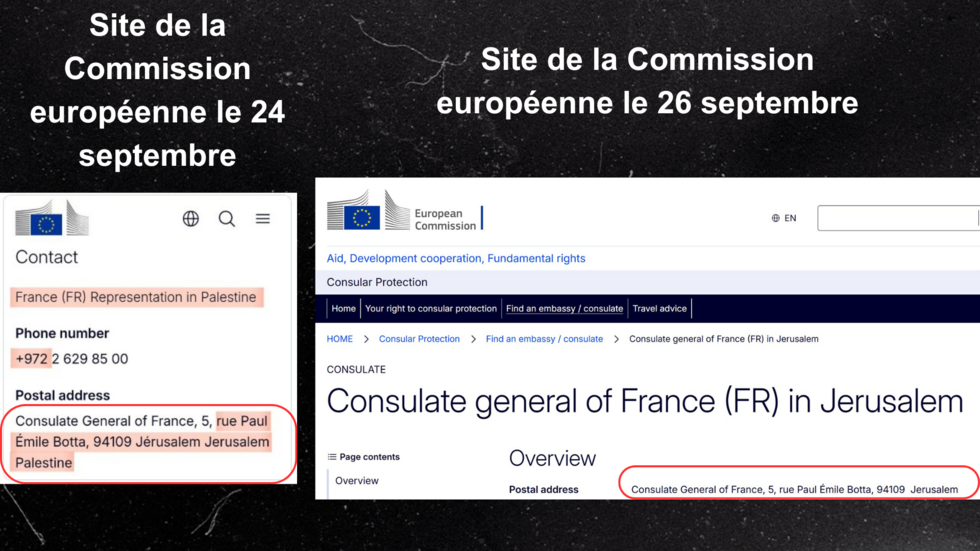 Reconnaissance de la Palestine : confusion et erreurs autour des consulats britannique et français
