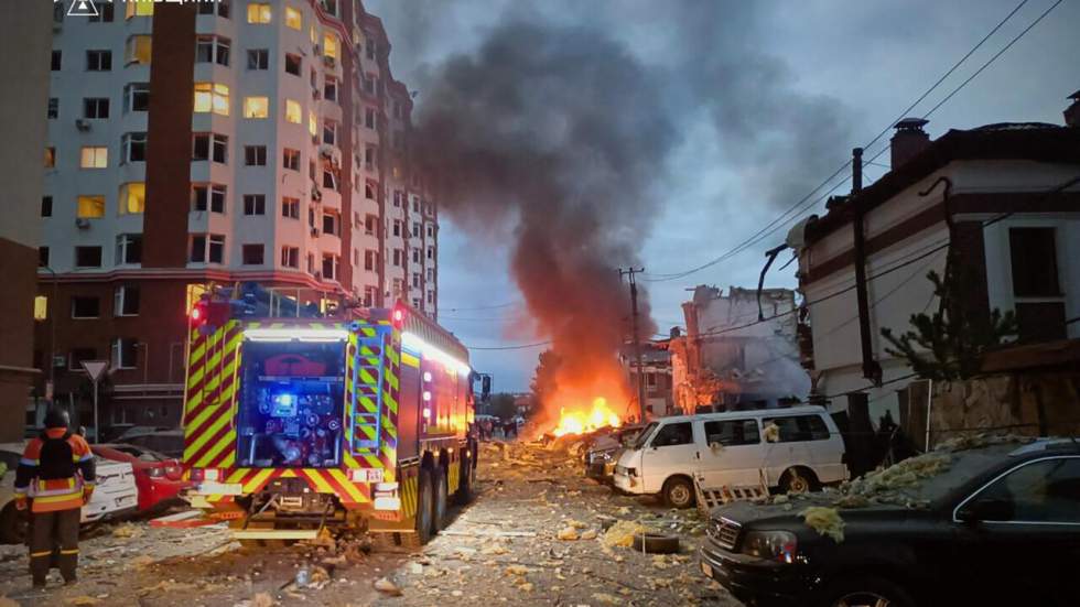 Attaque massive de drones et de missiles à Kiev, au moins quatre morts