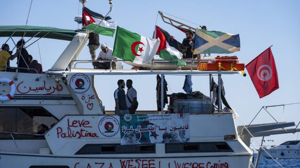 La flottille pour Gaza poursuit sa route malgré des "intimidations" et des appels à s'arrêter