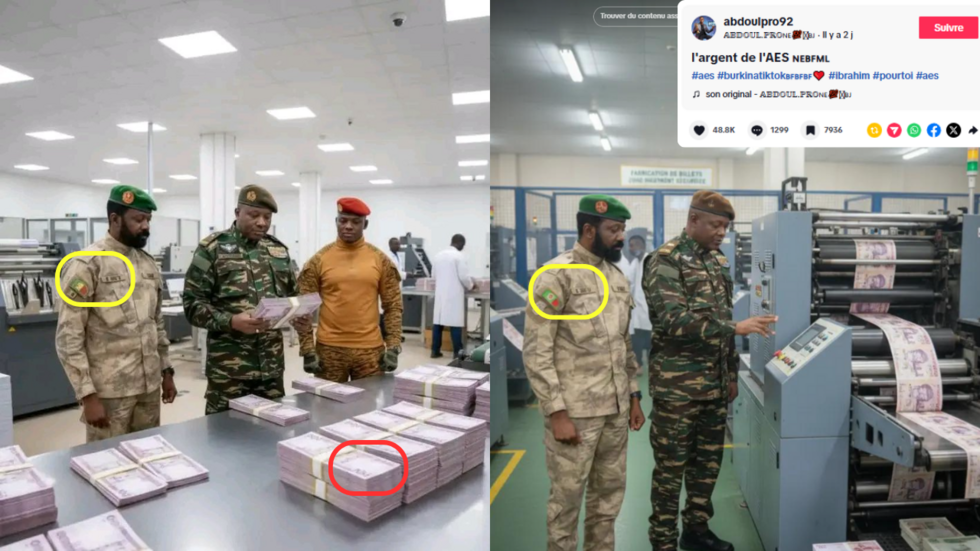 Les pays de l’AES mettent fin au franc CFA ? Un faux communiqué et de fausses images