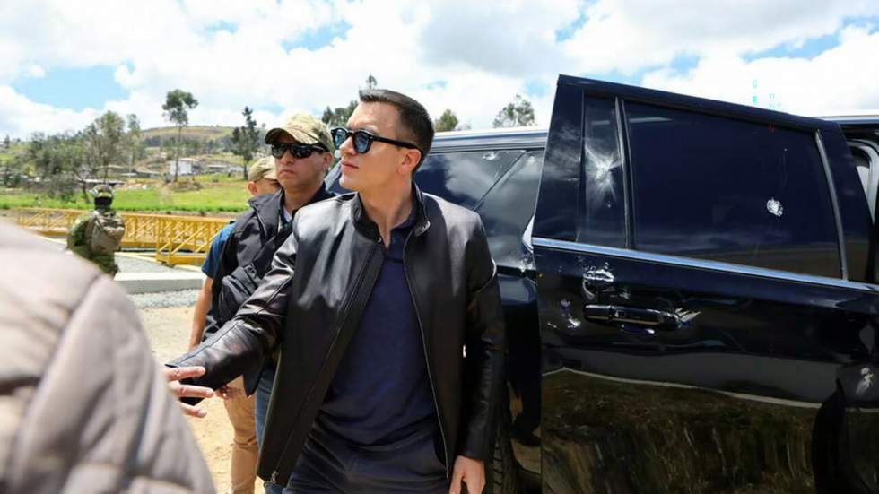 En Équateur, le président Daniel Noboa sort indemne d'une attaque visant son cortège