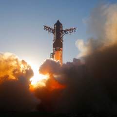 Onzième vol test réussi pour la mégafusée Starship d'Elon Musk Onzième vol test réussi pour la mégafusée Starship d'Elon Musk