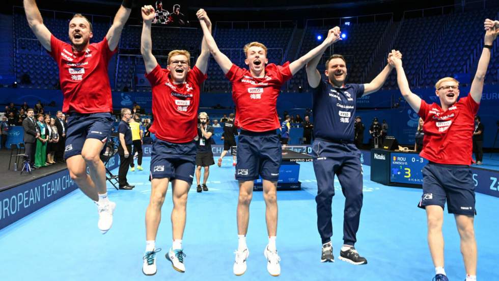 Tennis de table : les Français champions d'Europe par équipe Tennis de table : les Français champions d'Europe par équipe