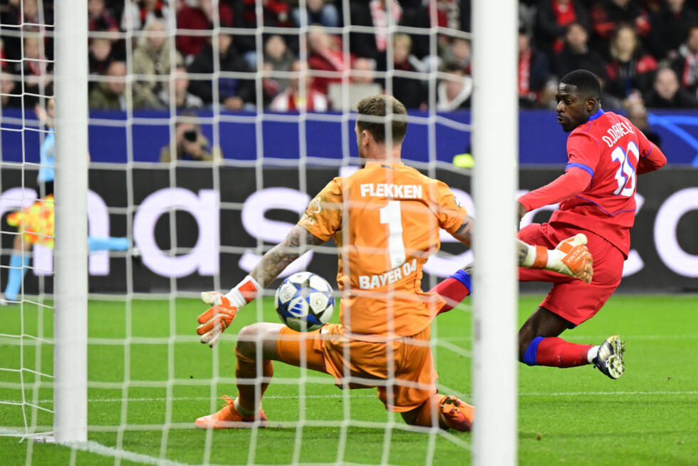 Ligue des champions : le PSG écrase Leverkusen, Dembélé buteur pour son retour