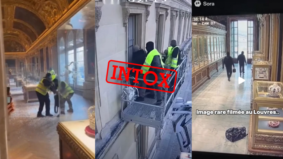 Vol au Louvre : en ligne, des fausses vidéos du cambriolage générées par IA Vol au Louvre : en ligne, des fausses vidéos du cambriolage générées par IA