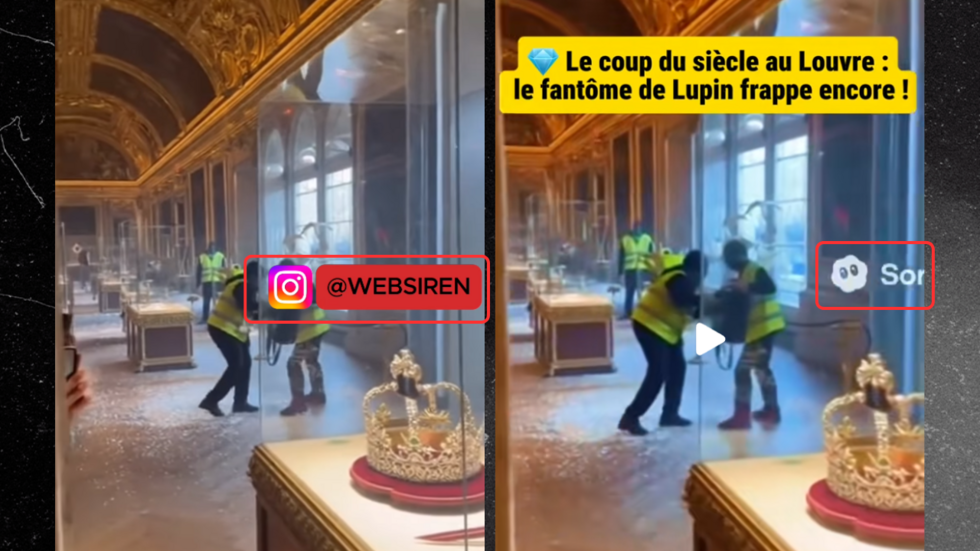 Vol au Louvre : en ligne, des fausses vidéos du cambriolage générées par IA Vol au Louvre : en ligne, des fausses vidéos du cambriolage générées par IA
