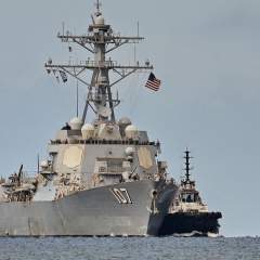 Face au Venezuela, un navire de guerre américain jette l’ancre à Trinité-et-Tobago Face au Venezuela, un navire de guerre américain jette l’ancre à Trinité-et-Tobago