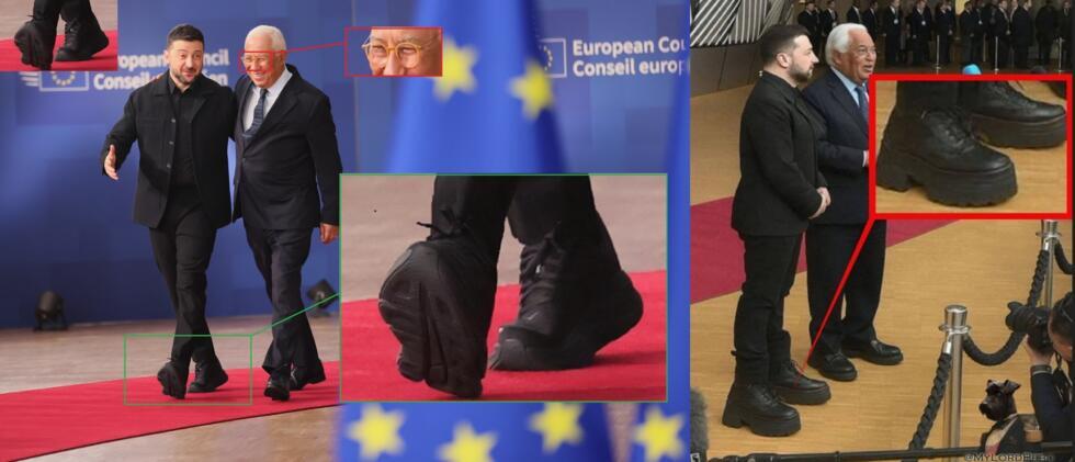 Non, Volodymyr Zelensky n’a pas porté des talons compensés à un sommet européen Non, Volodymyr Zelensky n’a pas porté des talons compensés à un sommet européen