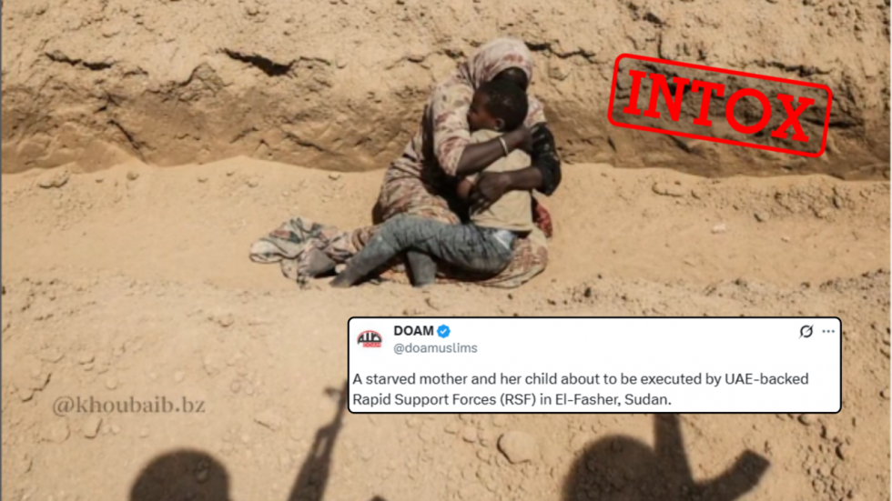 Soudan : une photo générée par IA d’une femme et de son enfant victimes des FSR devient virale Soudan : une photo générée par IA d’une femme et de son enfant victimes des FSR devient virale