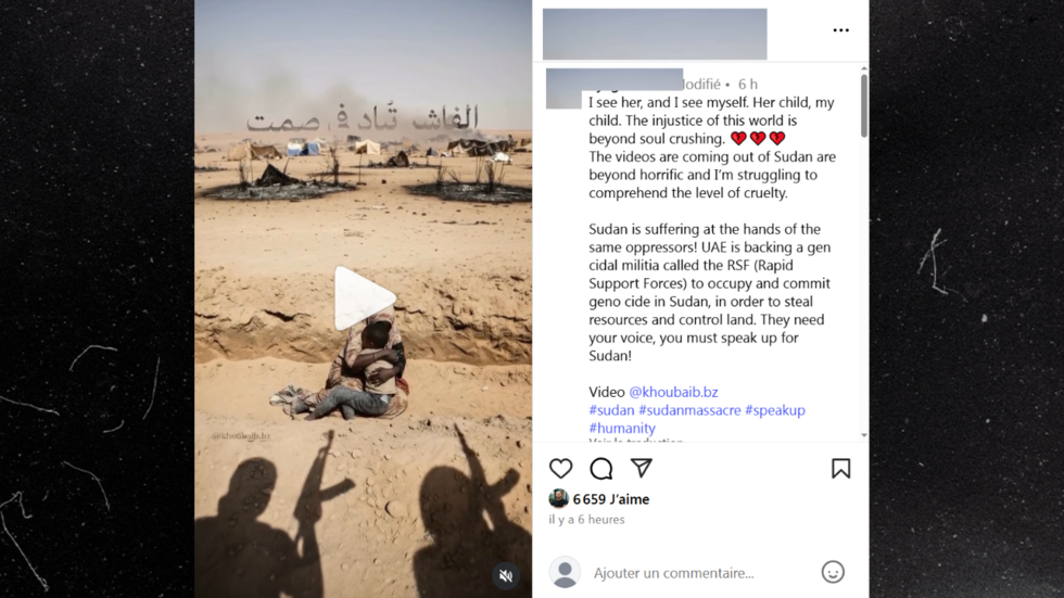 Soudan : une photo générée par IA d’une femme et de son enfant victimes des FSR devient virale Soudan : une photo générée par IA d’une femme et de son enfant victimes des FSR devient virale