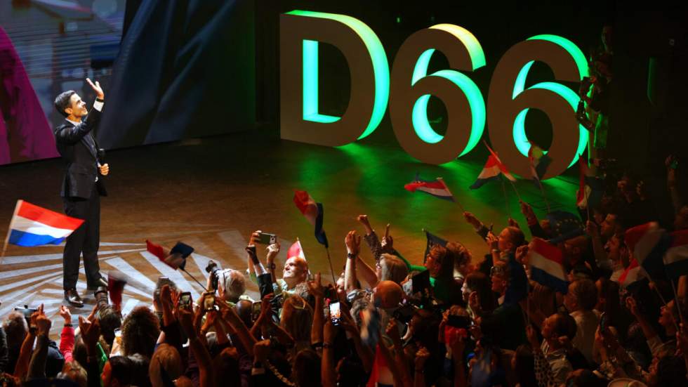 Pays-Bas : Rob Jetten revendique la victoire du parti centriste D66, les résultats encore attendus Pays-Bas : Rob Jetten revendique la victoire du parti centriste D66, les résultats encore attendus