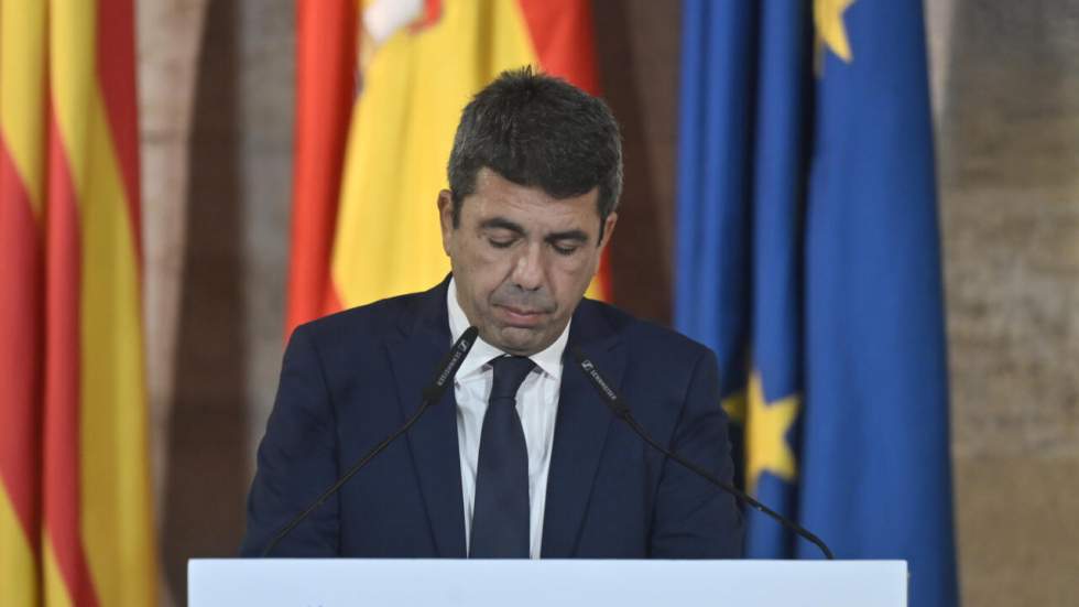 Un an après les inondations en Espagne, le président de la région de Valence démissionne Un an après les inondations en Espagne, le président de la région de Valence démissionne