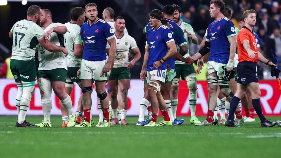 Rugby : les Bleus encore battus par l'Afrique du Sud, deux ans après le cauchemar du Mondial Rugby : les Bleus encore battus par l'Afrique du Sud, deux ans après le cauchemar du Mondial