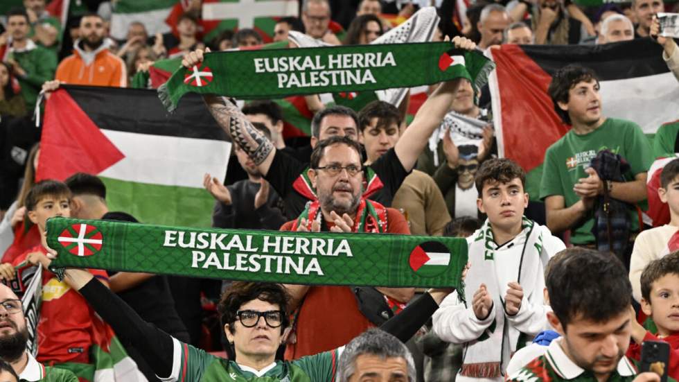 Football : un match amical Palestine - Pays basque pour la paix à Bilbao Football : un match amical Palestine - Pays basque pour la paix à Bilbao