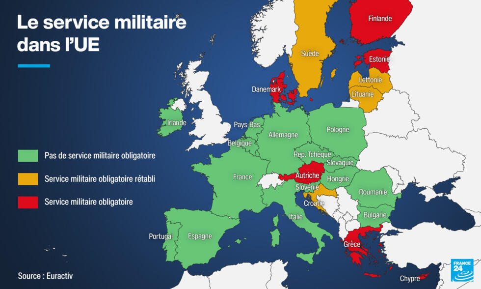 Vers un retour du service militaire en France : que font nos voisins européens ?