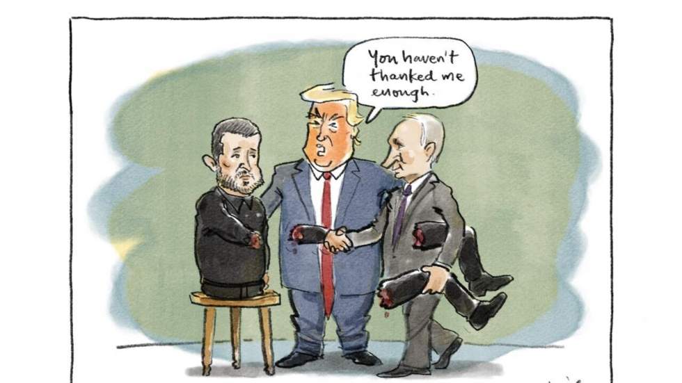 L'actu en dessin : à qui profite le "plan de paix" de Donald Trump pour l'Ukraine ?