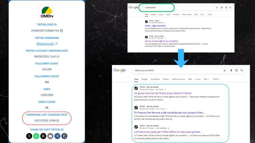 Sur TikTok, des images de France 24 usurpées pour diffuser de fausses informations