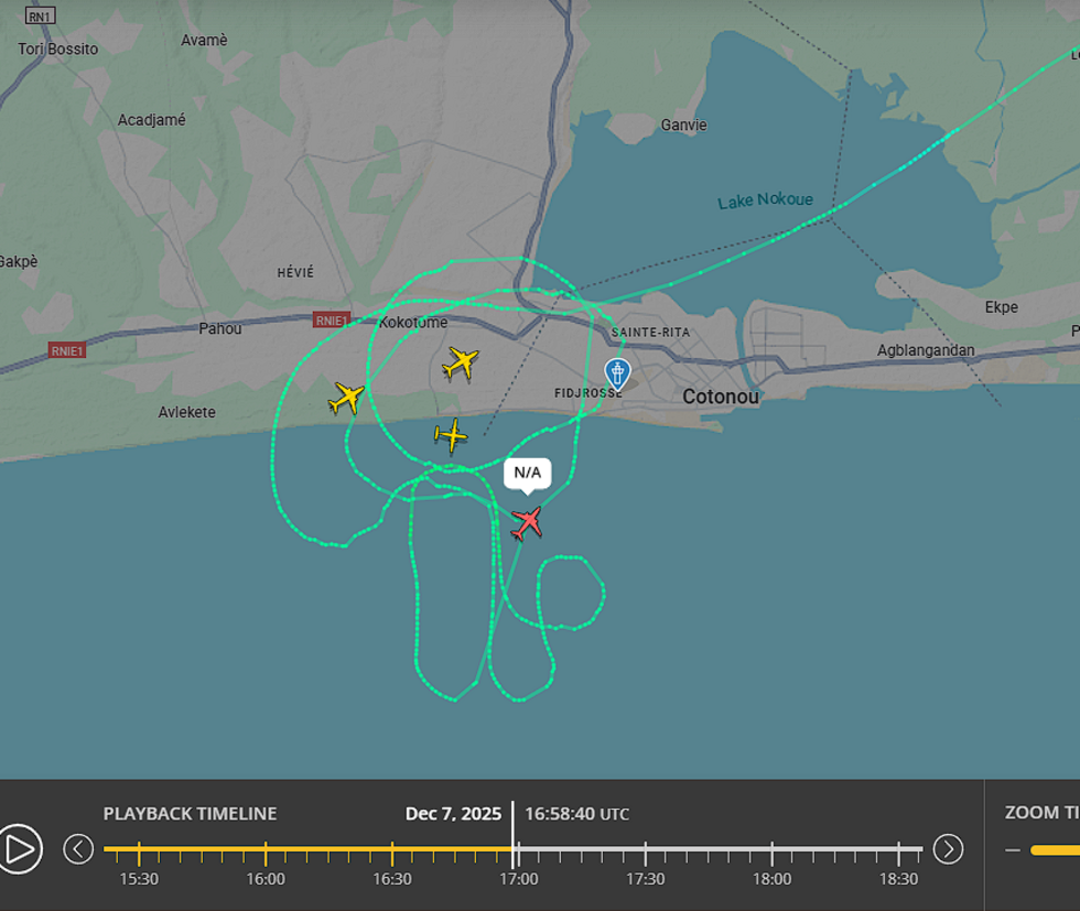 Bénin : les images de l'intervention du Nigeria contre les putschistes Bénin : les images de l'intervention du Nigeria contre les putschistes