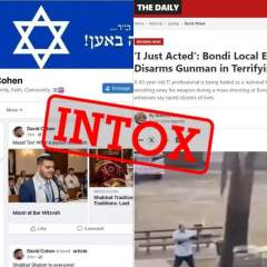 Australie : après l'attentat de Bondi Beach, des intox sur l'identité d'un tireur et du sauveur