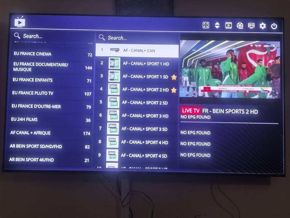 Au Sénégal, les IPTV, la solution low cost mais illégale pour regarder la CAN 2025