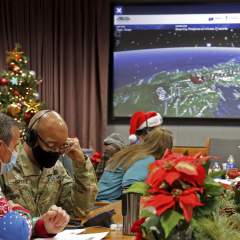 Le traîneau du Père Noël, suivi depuis 70 ans par la défense aérienne nord-américaine