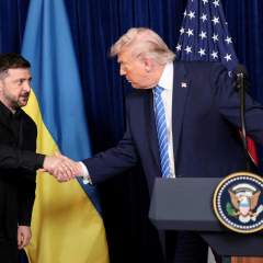 Un accord de paix en Ukraine "très proche", assure Trump après une rencontre avec Zelensky